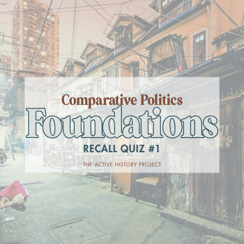 Recall Quiz: Foundations of Comparative Government (Week 1)