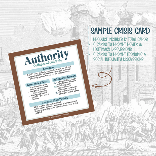 Revolutionary Crisis Cards: Structured Debate & Decision-Making Activity